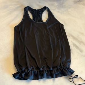 Women’s lululemon black tank top, size 10.  Excellent condition.